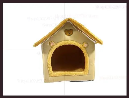 Nid/abri confortable quatre saisons pour chats et petits chiens