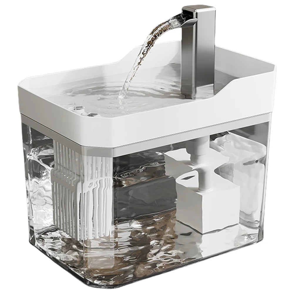 Fontaine à eau pour chat avec pompe silencieuse, distributeur de filtre à eau pour chien, fontaine USB anti-brûlure à sec pour animaux de compagnie, fontaine pour chat pour chats d'intérieur