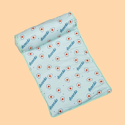 Tapis rafraîchissant pour animaux avec oreiller