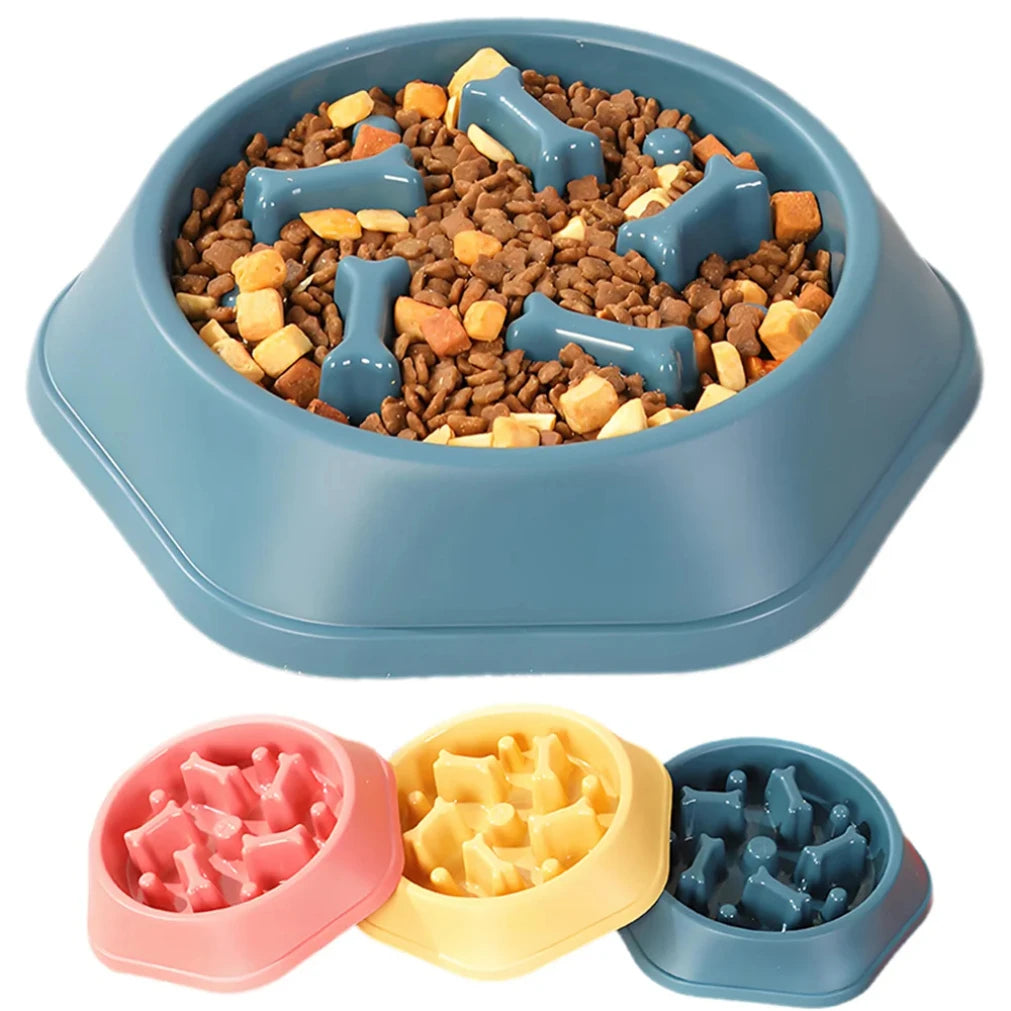 Gamelles à alimentation lente pour chiens, anti-étouffement, antidérapantes, pour petits et moyens chiens.