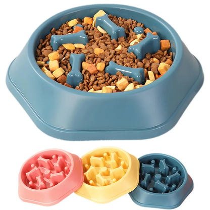 Gamelles à alimentation lente pour chiens, anti-étouffement, antidérapantes, pour petits et moyens chiens.
