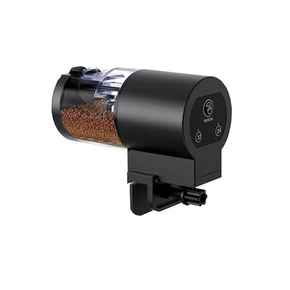 Distributeur automatique de nourriture pour poissons 2025 100 ml - Programmable et numérique avec minuterie, étanche IP66 pour bassins et aquariums à tortues