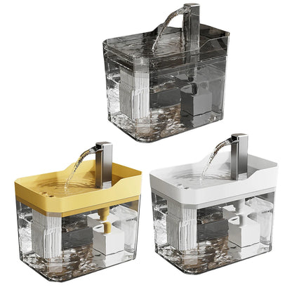 Fontaine à eau pour chat avec pompe silencieuse, distributeur de filtre à eau pour chien, fontaine USB anti-brûlure à sec pour animaux de compagnie, fontaine pour chat pour chats d'intérieur
