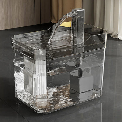 Fontaine à eau pour chat avec pompe silencieuse, distributeur de filtre à eau pour chien, fontaine USB anti-brûlure à sec pour animaux de compagnie, fontaine pour chat pour chats d'intérieur