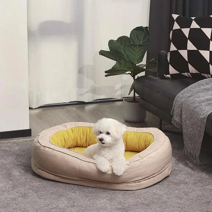Canapé-lit moderne pour chats et chiens, sac de couchage, niche pour grands chiens, lit de massage, petite maison, lits coussinés, Pet Pro