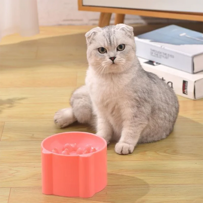 Gamelle anti-étouffement pour chien et chat, petit format, protection du cou, dispositif d'alimentation pour chat et chien, fournitures pour animaux de compagnie