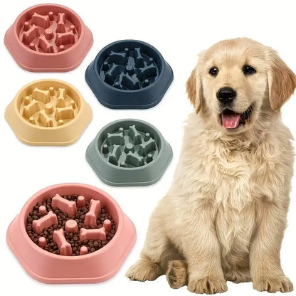 Gamelles à alimentation lente pour chiens, anti-étouffement, antidérapantes, pour petits et moyens chiens.