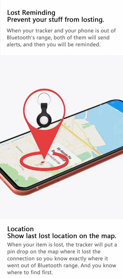 Mini système de suivi GPS 2025, application Find My Air Tag, localisateur Bluetooth intelligent, sac de recherche d'enfant, collier anti-perte pour animaux de compagnie avec traceur