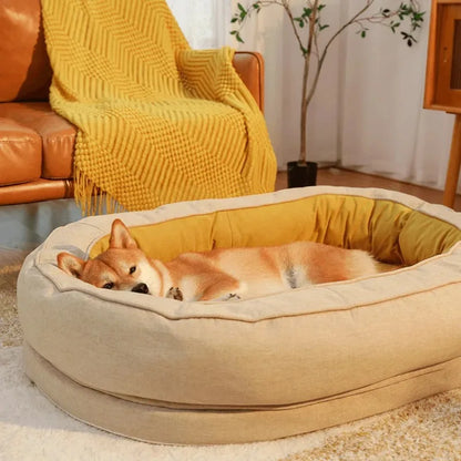 Canapé-lit moderne pour chats et chiens, sac de couchage, niche pour grands chiens, lit de massage, petite maison, lits coussinés, Pet Pro