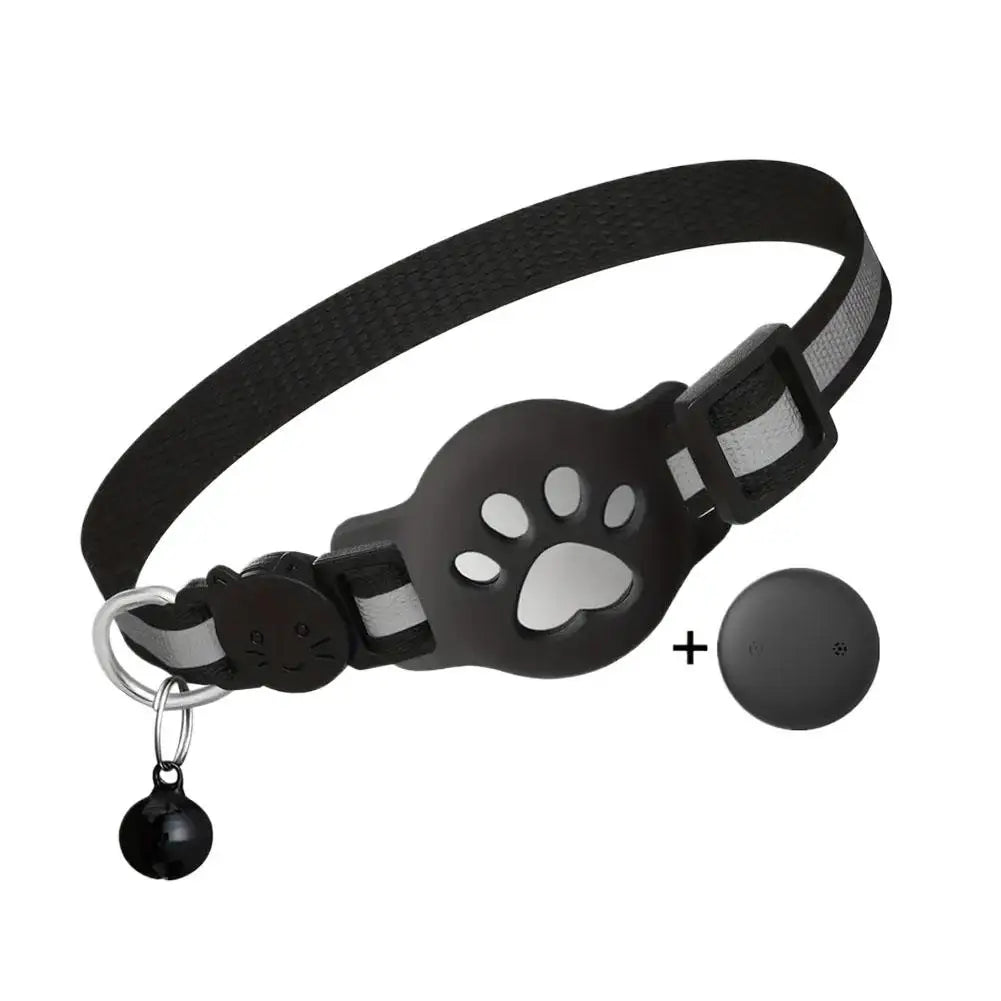 Collier de suivi GPS réfléchissant pour chat, dispositif de localisation pour animaux de compagnie, anti-perte, recherche de chaton, accessoires de suivi étanches