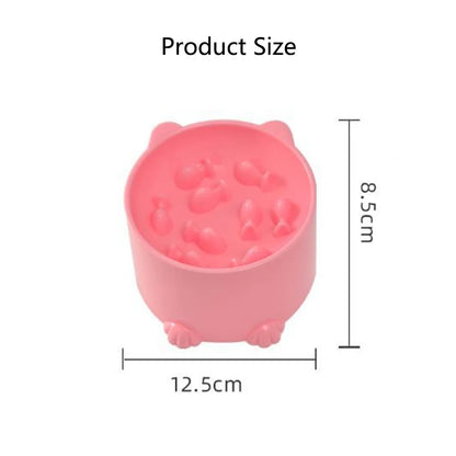 Gamelle anti-étouffement pour chien et chat, petit format, protection du cou, dispositif d'alimentation pour chat et chien, fournitures pour animaux de compagnie
