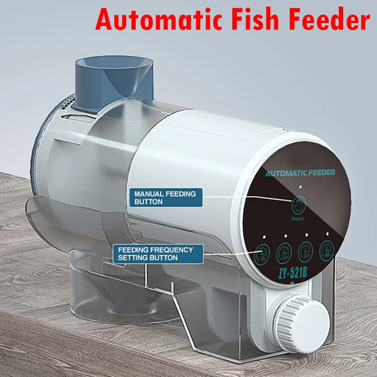 Distributeur automatique de nourriture pour poissons, granulés d'alimentation pour aquarium, minuterie LCD, machine d'alimentation automatique pour aquarium