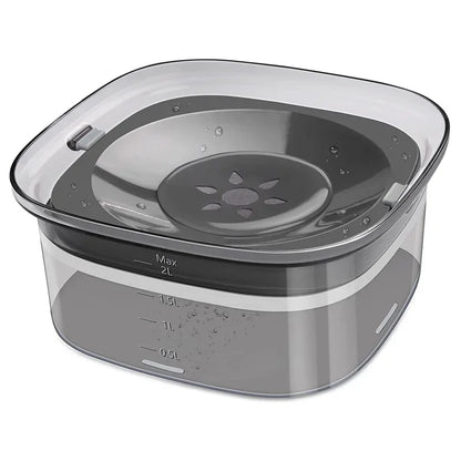 Gamelles flottantes pour chiens et chats, 2 L, anti-éclaboussures, grande capacité, pour petits, moyens et grands chiens.