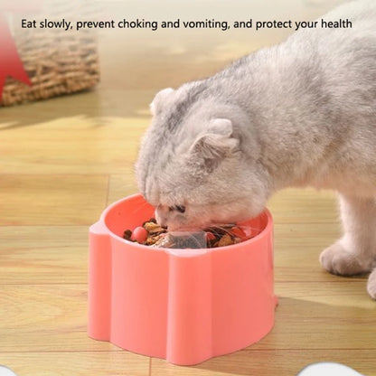 Gamelle anti-étouffement pour chien et chat, petit format, protection du cou, dispositif d'alimentation pour chat et chien, fournitures pour animaux de compagnie