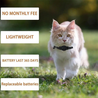 Collier de suivi GPS réfléchissant pour chat, dispositif de localisation pour animaux de compagnie, anti-perte, recherche de chaton, accessoires de suivi étanches