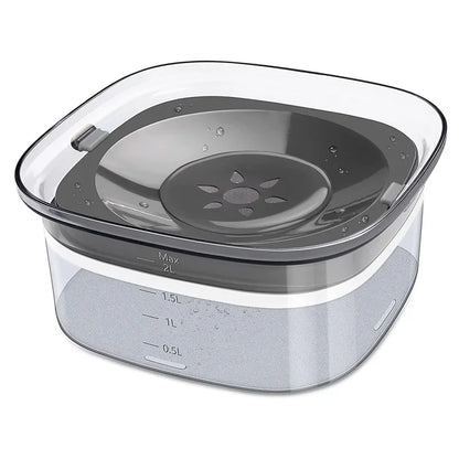 Gamelles flottantes pour chiens et chats, 2 L, anti-éclaboussures, grande capacité, pour petits, moyens et grands chiens.