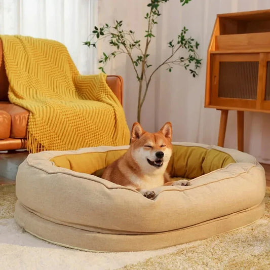 Canapé-lit moderne pour chats et chiens, sac de couchage, niche pour grands chiens, lit de massage, petite maison, lits coussinés, Pet Pro