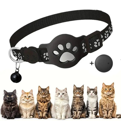 Collier de suivi GPS réfléchissant pour chat, dispositif de localisation pour animaux de compagnie, anti-perte, recherche de chaton, accessoires de suivi étanches