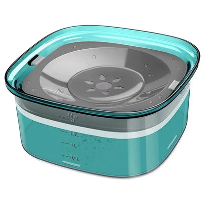 Gamelles flottantes pour chiens et chats, 2 L, anti-éclaboussures, grande capacité, pour petits, moyens et grands chiens.