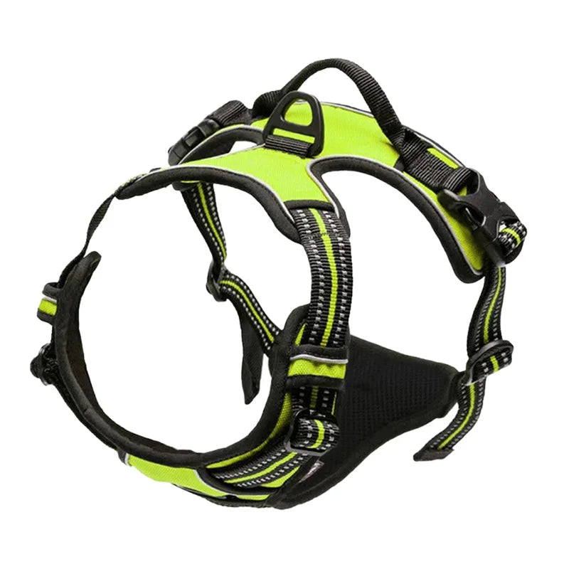 Nouveau harnais réfléchissant pour chiens de grande et moyenne taille. Harnais de poitrine pour chiens. Laisse sans dos et accessoire pour animaux.
