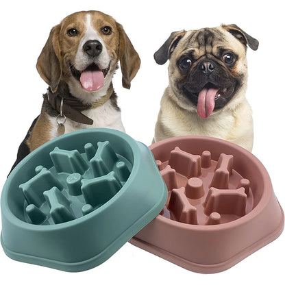 Gamelles à alimentation lente pour chiens, anti-étouffement, antidérapantes, pour petits et moyens chiens.