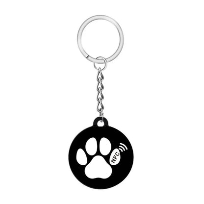 Médaille d'identification NFC pour chien, médaille d'identification intelligente NFC pour animaux de compagnie fabriquée par nos soins.
