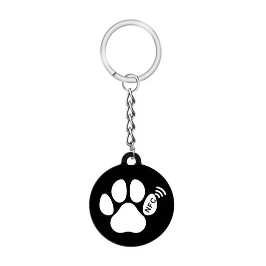 Médaille d'identification NFC pour chien, médaille d'identification intelligente NFC pour animaux de compagnie fabriquée par nos soins.