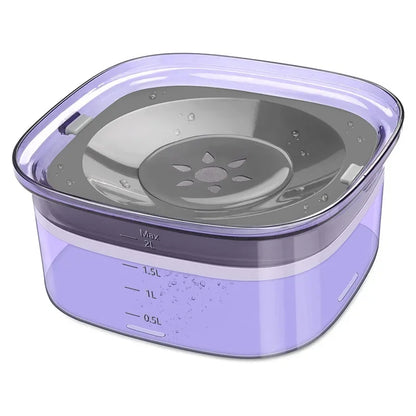Gamelles flottantes pour chiens et chats, 2 L, anti-éclaboussures, grande capacité, pour petits, moyens et grands chiens.
