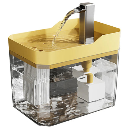 Fontaine à eau pour chat avec pompe silencieuse, distributeur de filtre à eau pour chien, fontaine USB anti-brûlure à sec pour animaux de compagnie, fontaine pour chat pour chats d'intérieur