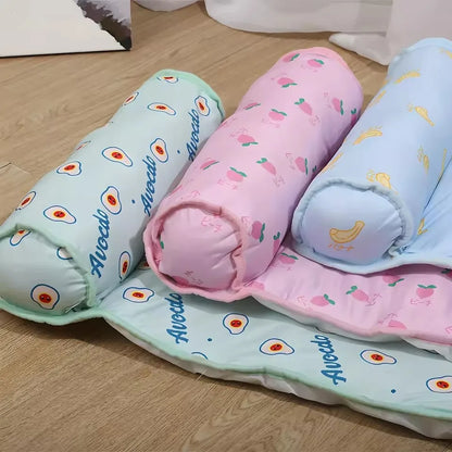Tapis rafraîchissant pour animaux avec oreiller