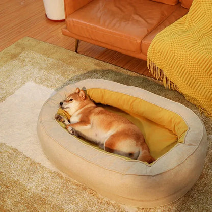 Canapé-lit moderne pour chats et chiens, sac de couchage, niche pour grands chiens, lit de massage, petite maison, lits coussinés, Pet Pro