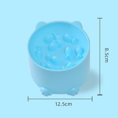 Gamelle anti-étouffement pour chien et chat, petit format, protection du cou, dispositif d'alimentation pour chat et chien, fournitures pour animaux de compagnie