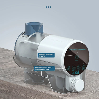 Distributeur automatique de nourriture pour poissons, granulés d'alimentation pour aquarium, minuterie LCD, machine d'alimentation automatique pour aquarium