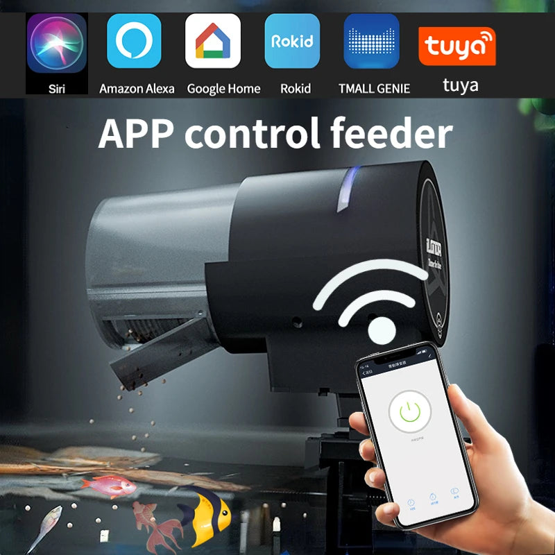 Distributeur automatique de nourriture pour poissons, granulés d'alimentation pour aquarium, minuterie LCD, machine d'alimentation automatique pour aquarium