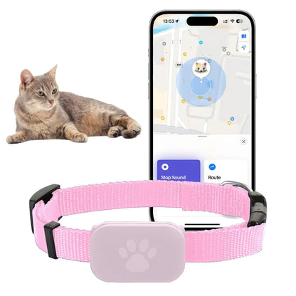 Collier GPS pour chats et chatons avec suivi, protection de sécurité, batterie longue durée, fournitures de localisation pour animaux de compagnie