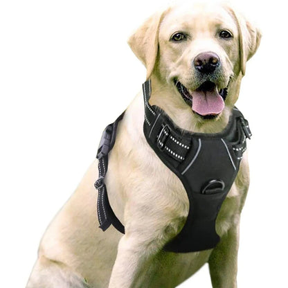 Nouveau harnais réfléchissant pour chiens de grande et moyenne taille. Harnais de poitrine pour chiens. Laisse sans dos et accessoire pour animaux.