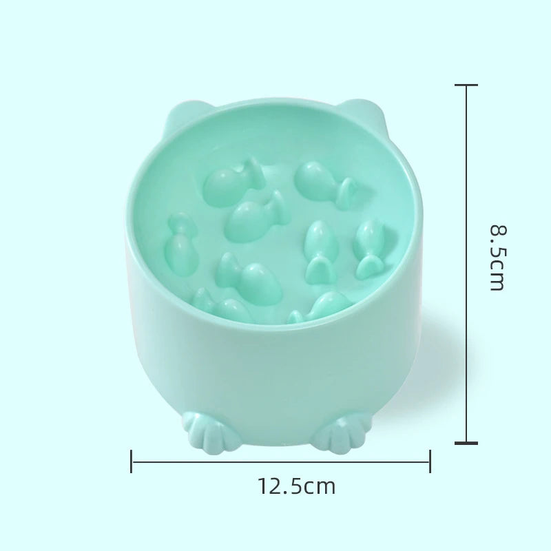 Gamelle anti-étouffement pour chien et chat, petit format, protection du cou, dispositif d'alimentation pour chat et chien, fournitures pour animaux de compagnie