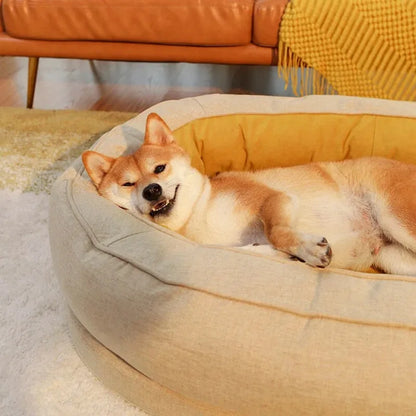 Canapé-lit moderne pour chats et chiens, sac de couchage, niche pour grands chiens, lit de massage, petite maison, lits coussinés, Pet Pro
