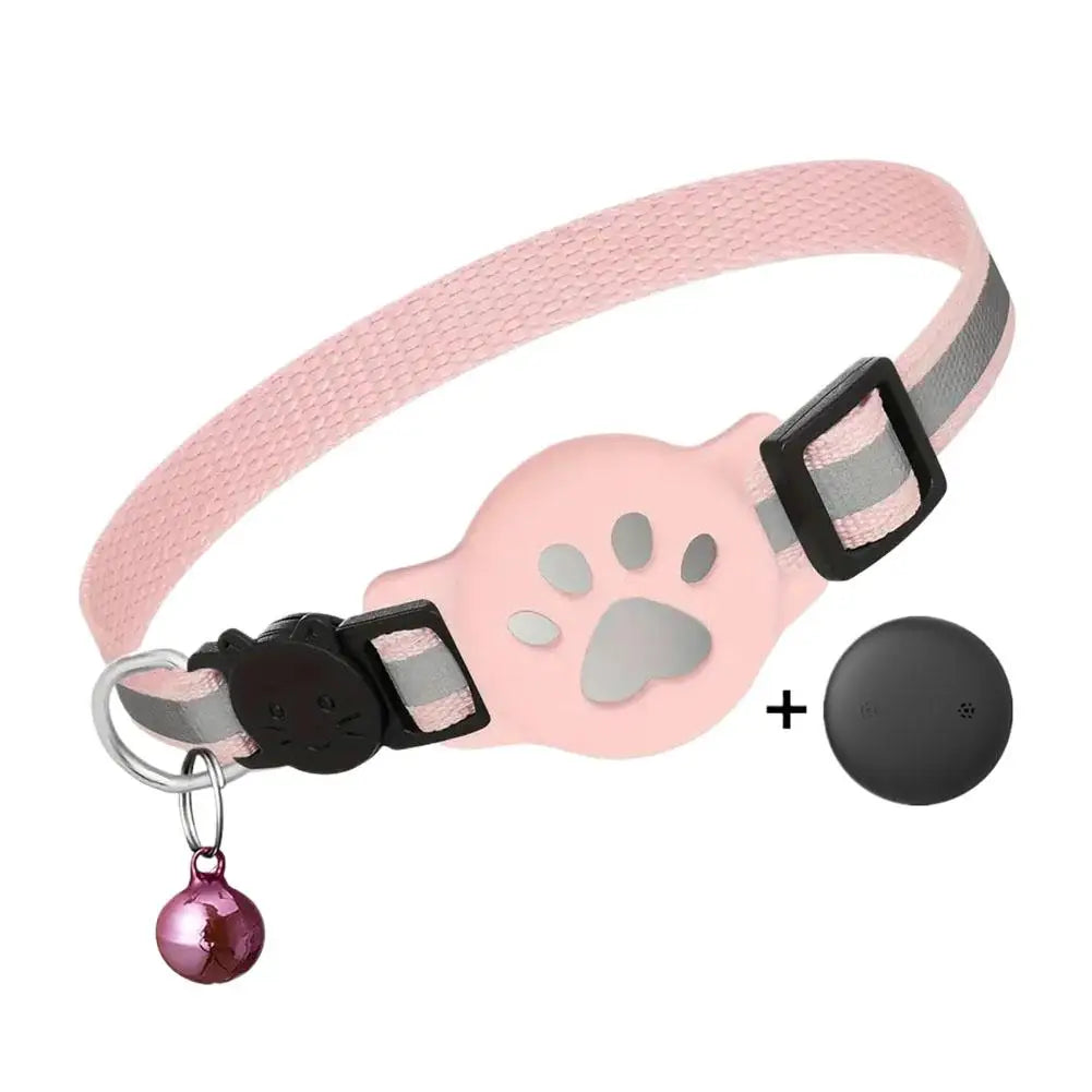Collier de suivi GPS réfléchissant pour chat, dispositif de localisation pour animaux de compagnie, anti-perte, recherche de chaton, accessoires de suivi étanches