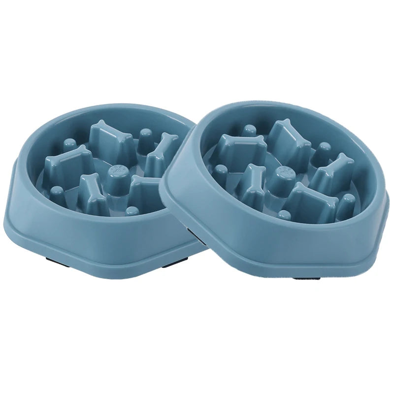 Gamelles à alimentation lente pour chiens, anti-étouffement, antidérapantes, pour petits et moyens chiens.
