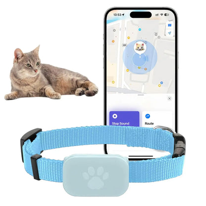 Collier GPS pour chats et chatons avec suivi, protection de sécurité, batterie longue durée, fournitures de localisation pour animaux de compagnie