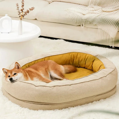 Canapé-lit moderne pour chats et chiens, sac de couchage, niche pour grands chiens, lit de massage, petite maison, lits coussinés, Pet Pro