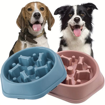Gamelles à alimentation lente pour chiens, anti-étouffement, antidérapantes, pour petits et moyens chiens.