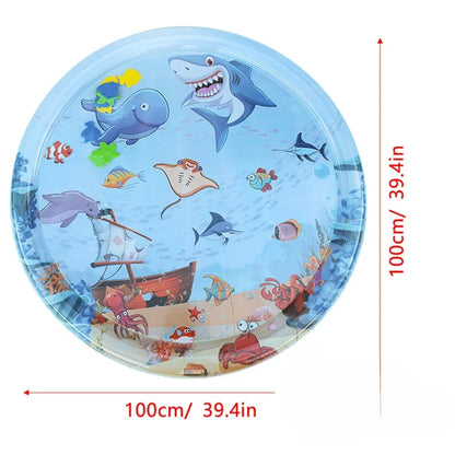 Tapis rafraîchissant d'été pour chat, coussin d'eau épais pour animaux de compagnie, niche pour chiots et chats, tapis de jeu sensoriel avec eau et glace