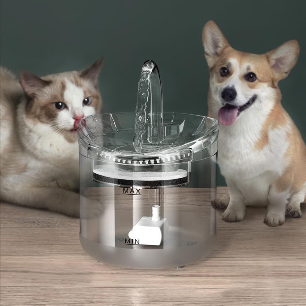 Fontaine à eau pour chat, filtre à charbon actif de remplacement pour filtres remplacés, distributeur de fleurs pour fontaine à eau pour chien