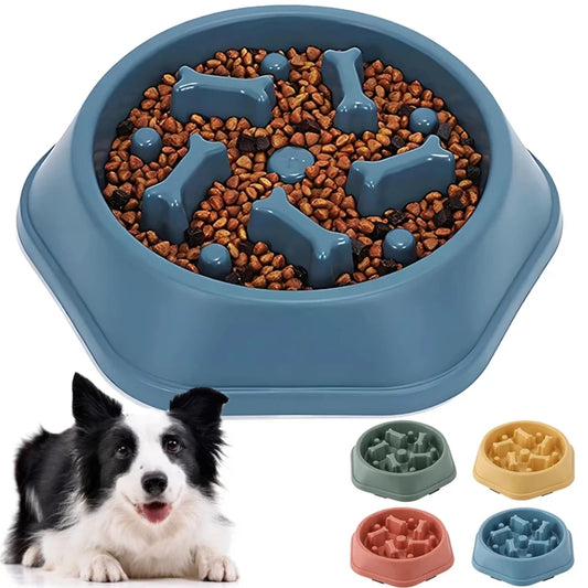 Gamelles à alimentation lente pour chiens, anti-étouffement, antidérapantes, pour petits et moyens chiens.