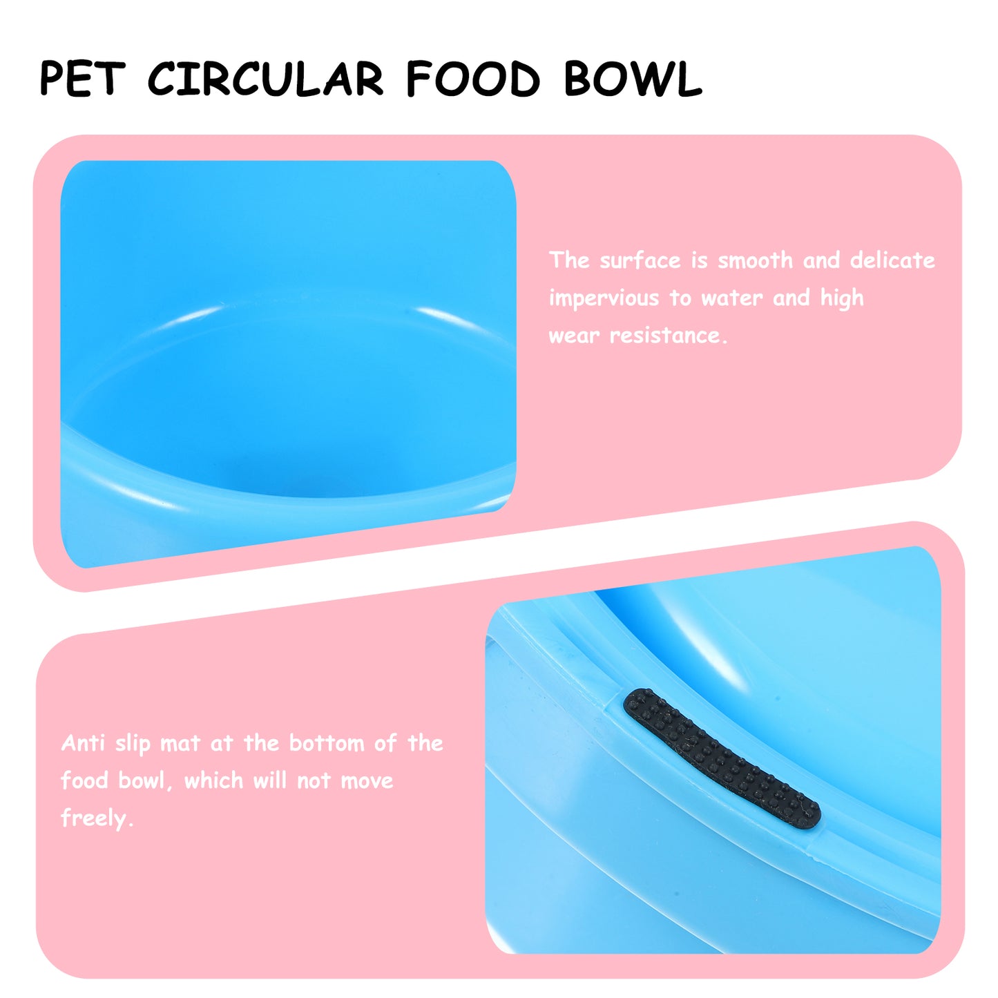 Gamelles pour chien et chat, distributeur de nourriture pour animaux de compagnie, mangeoire anti-fourmis et anti-eau, gamelle pour chiots, gamelle d'extérieur en acier inoxydable pour chiens